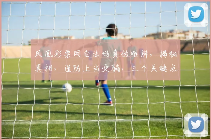 凤凰彩票网合法吗真伪难辨，揭秘真相，谨防上当受骗，三个关键点，助你识别